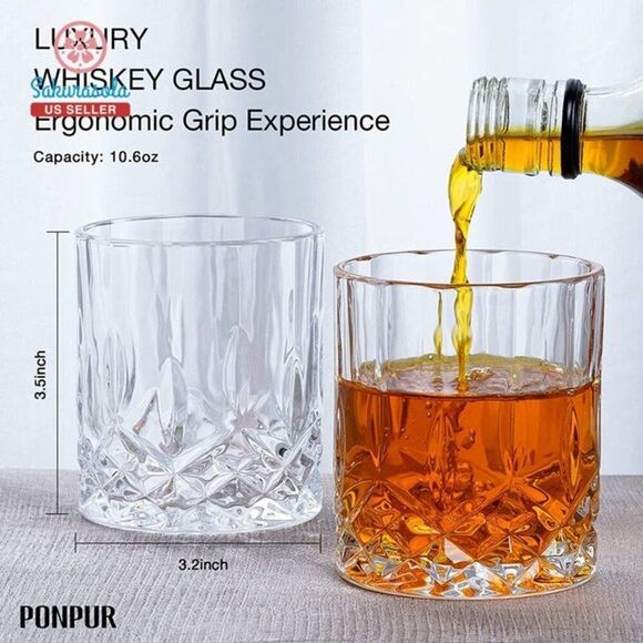 Gifts for Men Husband Decanter Set with 2 Whisky Glasses Cool Anniversary Father - Picture 4 of 8